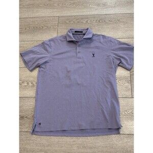 Greyson Polo Shirt Mens Large Purple Golf Short Sleeve Casual Preppy
